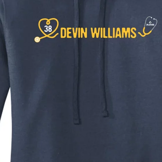 Devin Williams Baseball Player Medical Student Doctor Gift Women's Pullover Hoodie