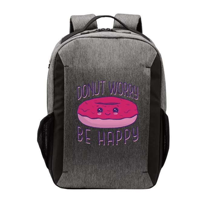 Donut Worry Be Happy Cute Gift Vector Backpack