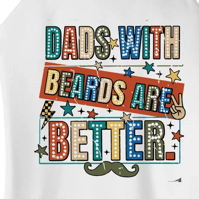 Dads With Beards Are Better Women’s Perfect Tri Rocker Tank