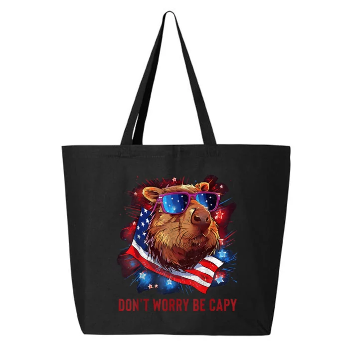 Dont Worry Be Capy Capybara 25L Jumbo Tote