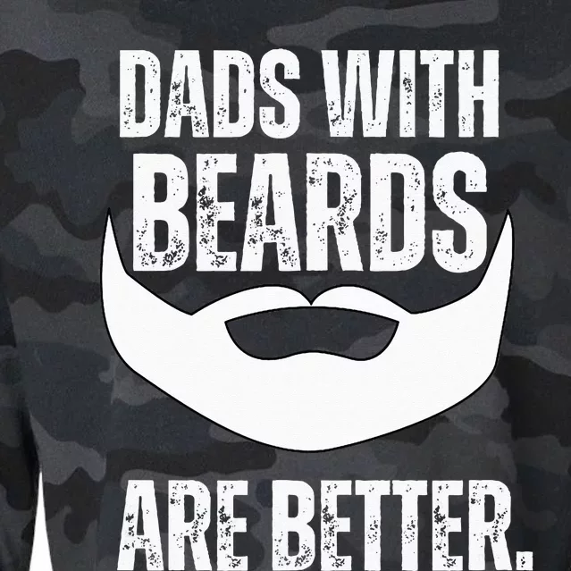 Dads With Beards Are Better Cropped Pullover Crew