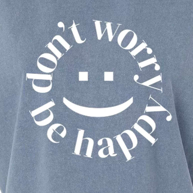 DONT WORRY BE HAPPY SIMLEY Garment-Dyed Women's Muscle Tee