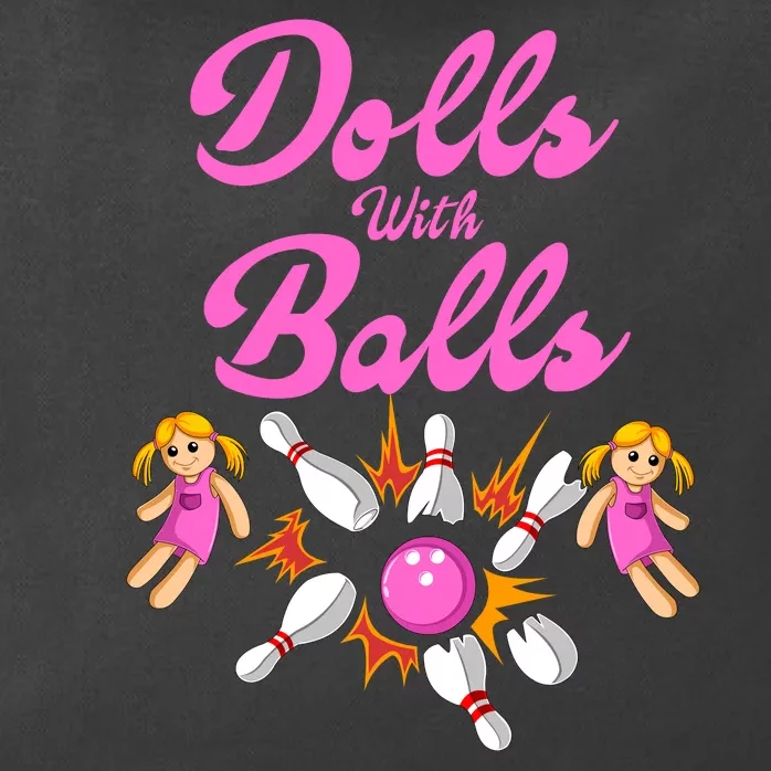 Dolls With Balls Zip Tote Bag