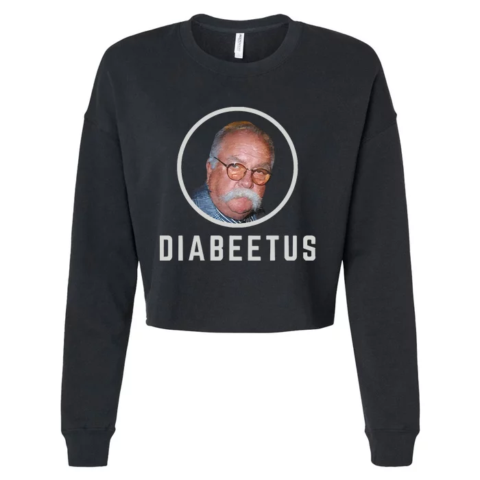 Diabeetus Wilford Brimley Cropped Pullover Crew