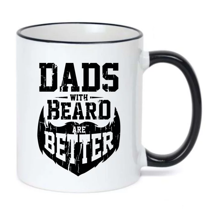 Dads With Beards Are Better Gift Funny Gift Black Color Changing Mug