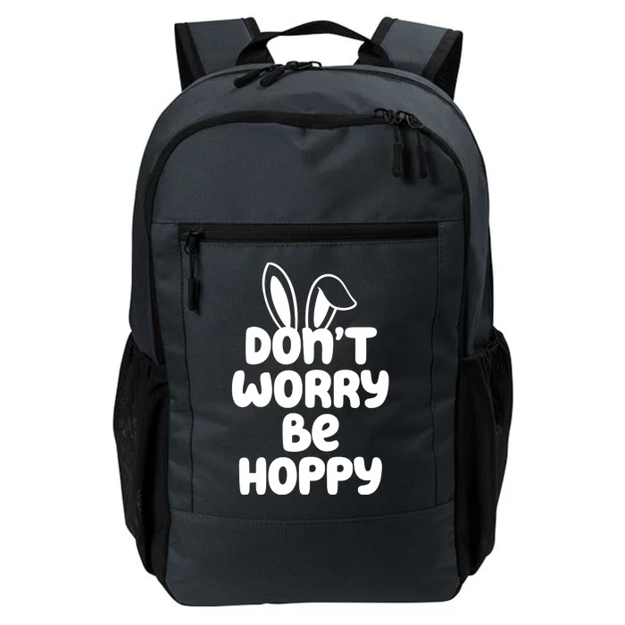 Don't Worry Be Hoppy Easter Bunny Holiday Daily Commute Backpack