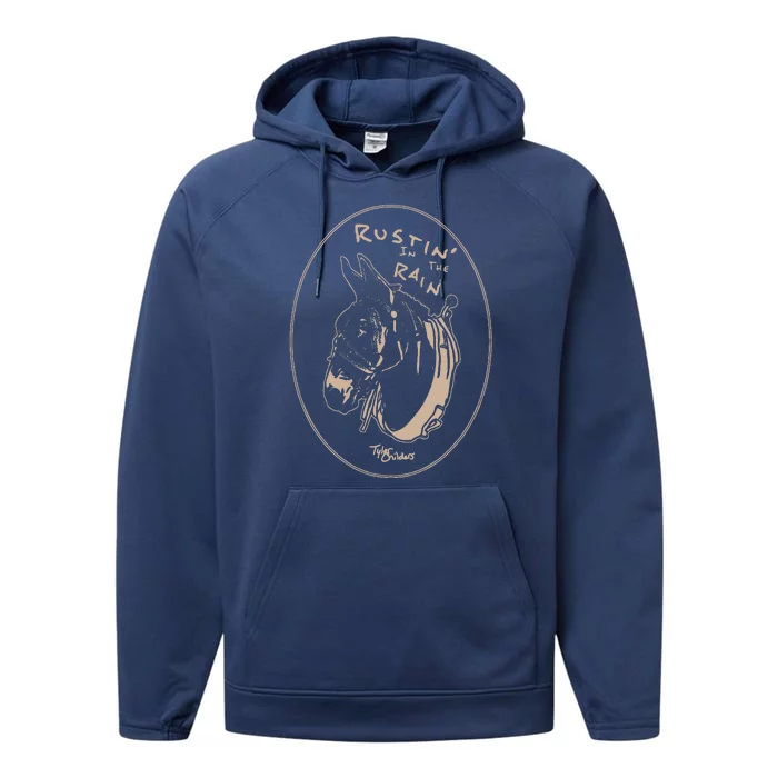 Desert Walktyler Childers Mule Portrait Performance Fleece Hoodie