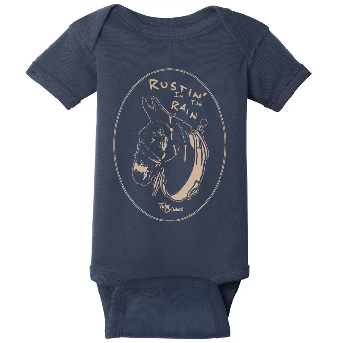 Desert Walktyler Childers Mule Portrait Baby Bodysuit