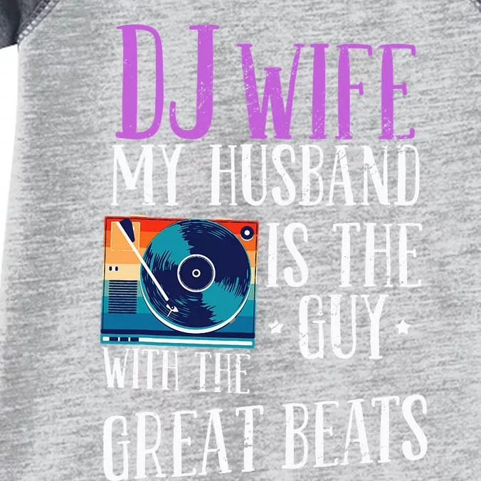 Dj Wife Cool Music Produzent Dj Infant Baby Jersey Bodysuit