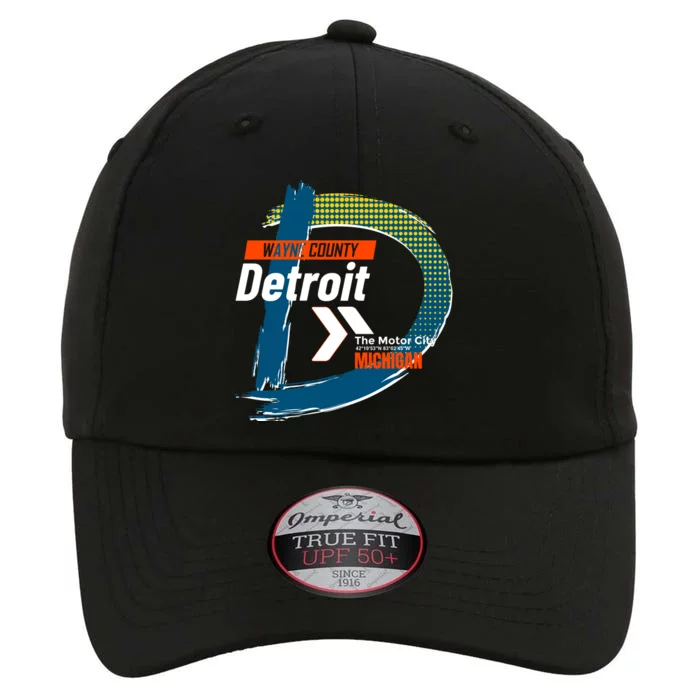 Detroit Wayne County Michigan Modern Logo The Original Performance Cap