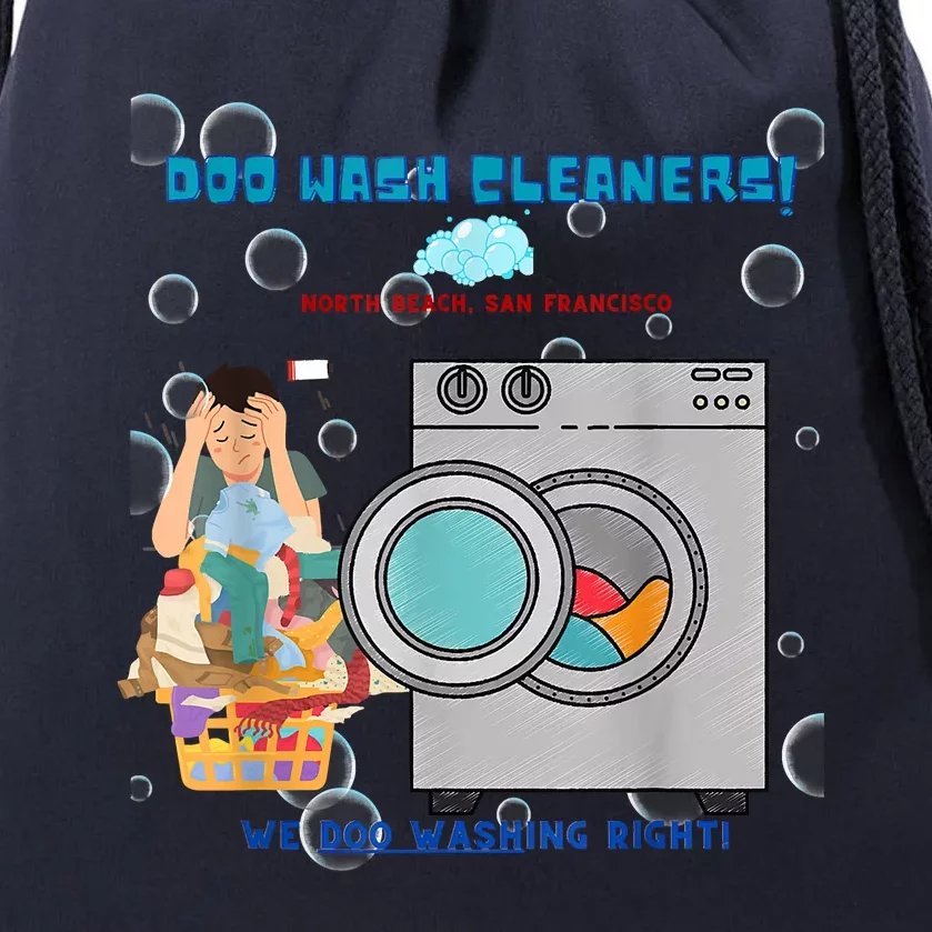 Doo Wash Cleaners Drawstring Bag