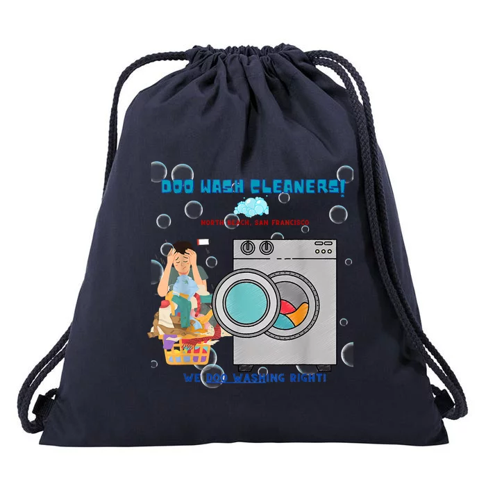 Doo Wash Cleaners Drawstring Bag