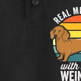 Dachshund Weiner Dog Real Play With Their Weiners Dry Zone Grid Performance Polo