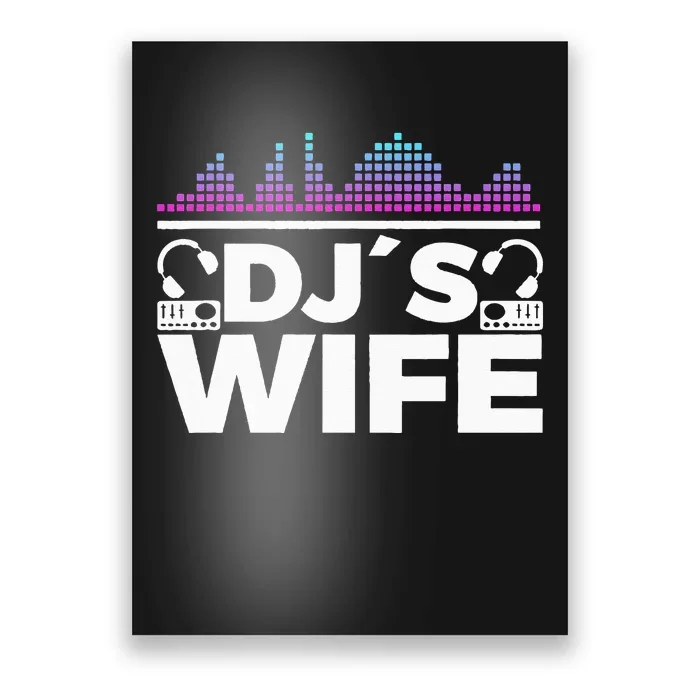 DJs Woman Discjockey Poster