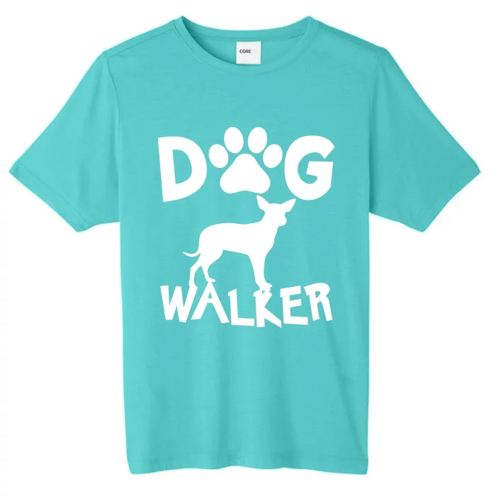 Dog Walker Dog And Paw Print Cute Gift ChromaSoft Performance T-Shirt