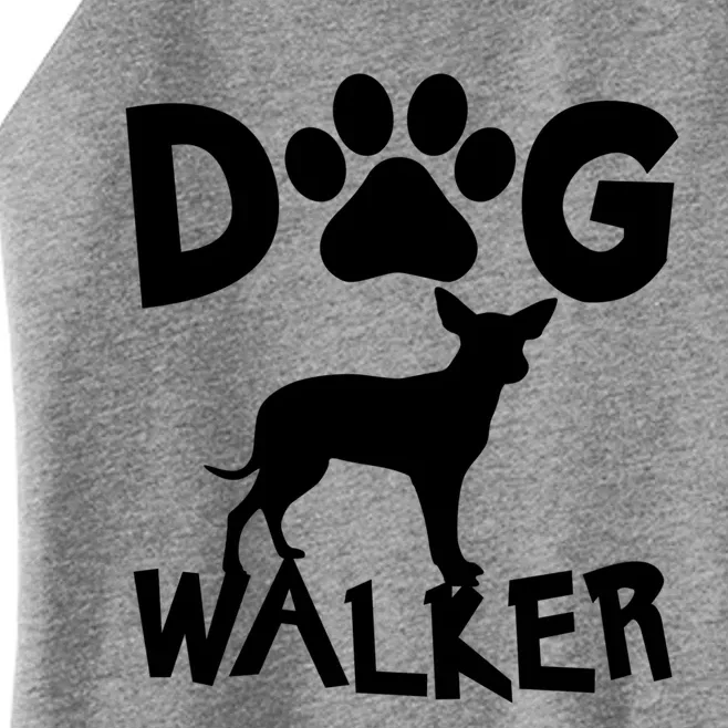 Dog Walker Dog And Paw Print Cute Gift Women’s Perfect Tri Rocker Tank