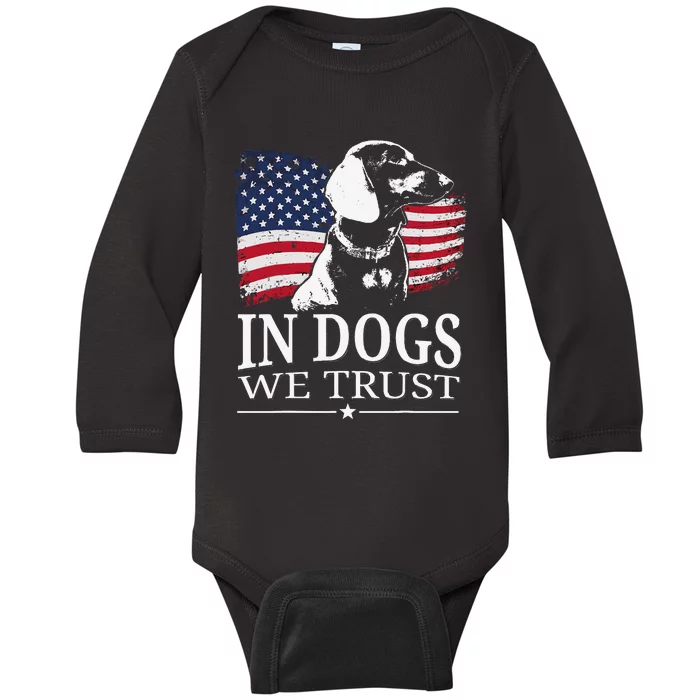 Dachshund Wiener Dog Breed Baby Long Sleeve Bodysuit