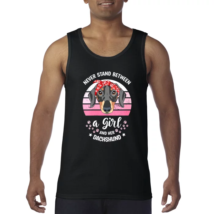 Dachshund Wiener Dog Cute Dachshunds Gift For Girl Tank Top