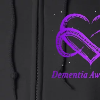 Dementia Warrior Full Zip Hoodie