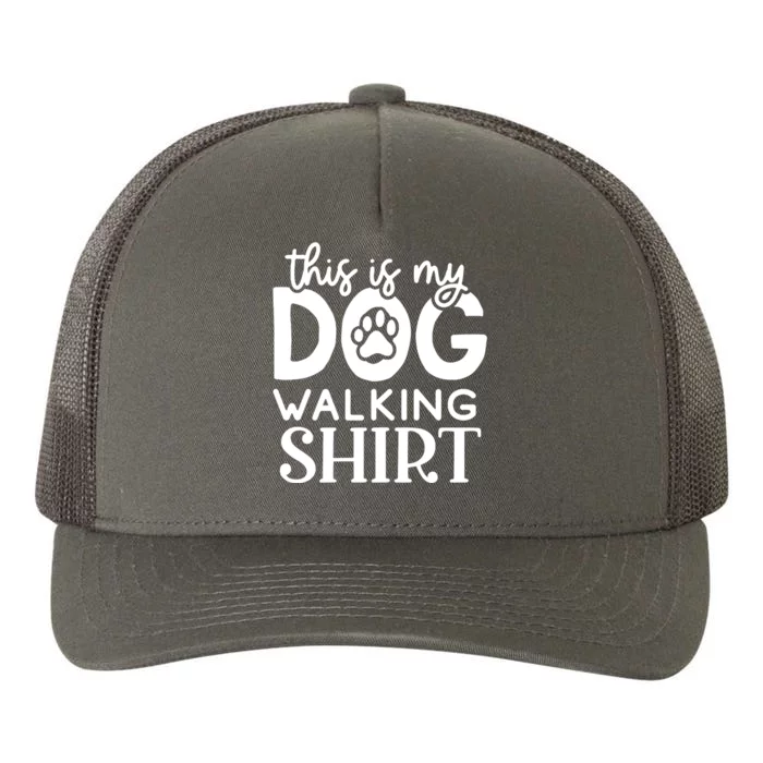 Dog Walking Yupoong Adult 5-Panel Trucker Hat