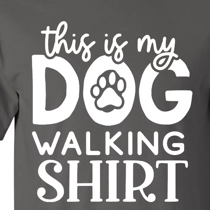 Dog Walking Tall T-Shirt