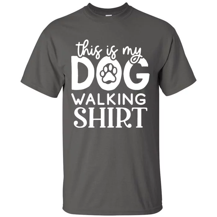 Dog Walking Tall T-Shirt