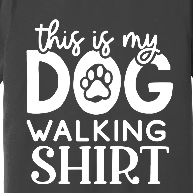 Dog Walking Premium T-Shirt