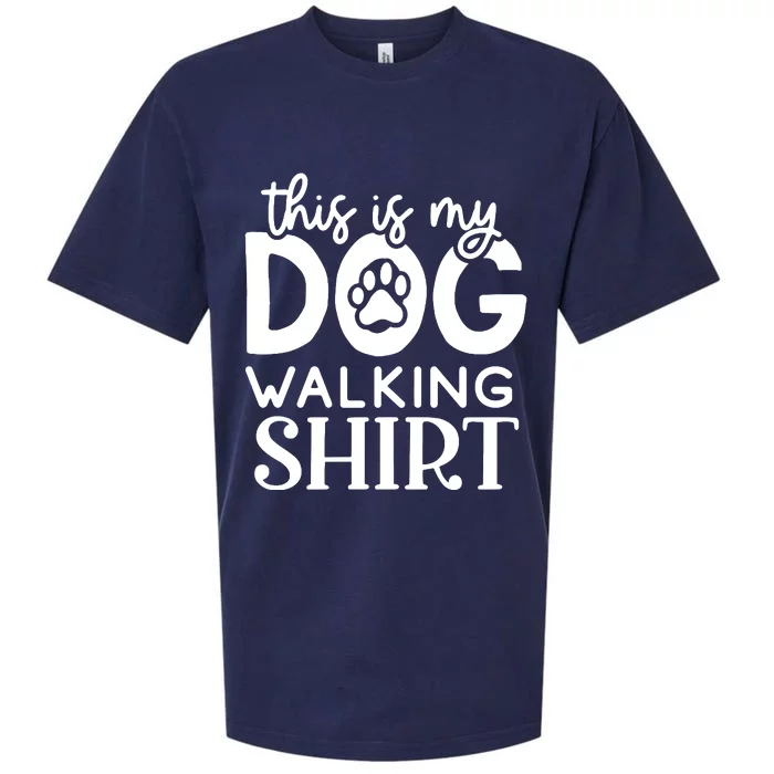 Dog Walking Sueded Cloud Jersey T-Shirt