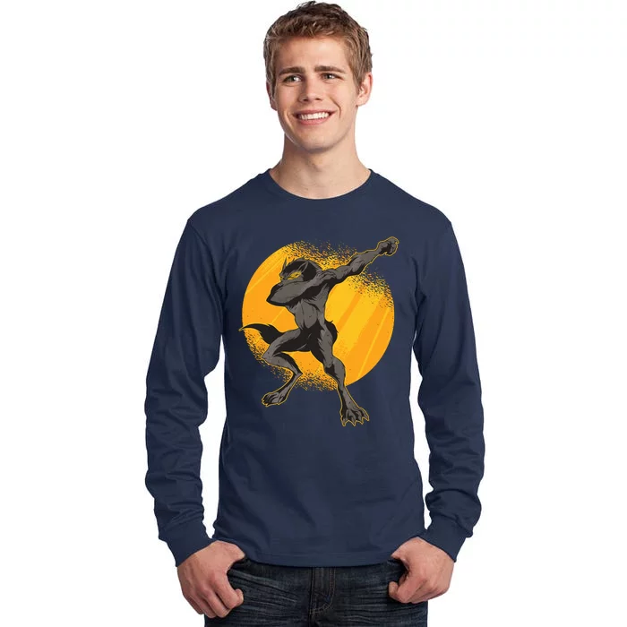 Dabbing Werewolf Tall Long Sleeve T-Shirt