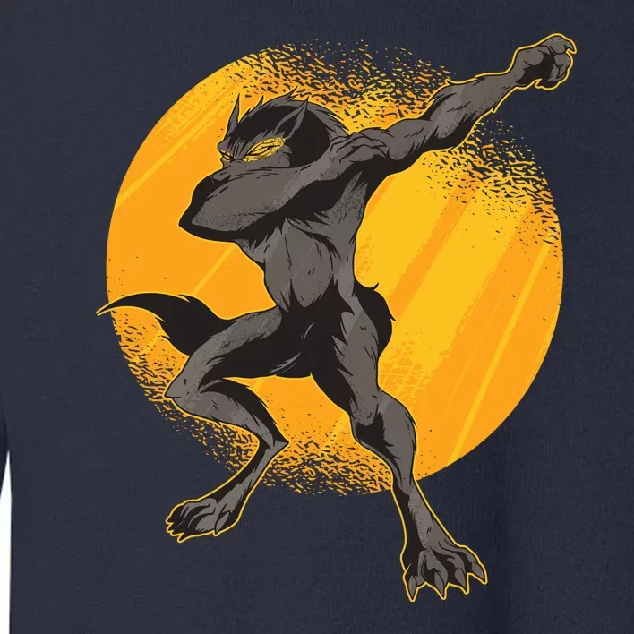 Dabbing Werewolf Toddler Sweatshirt