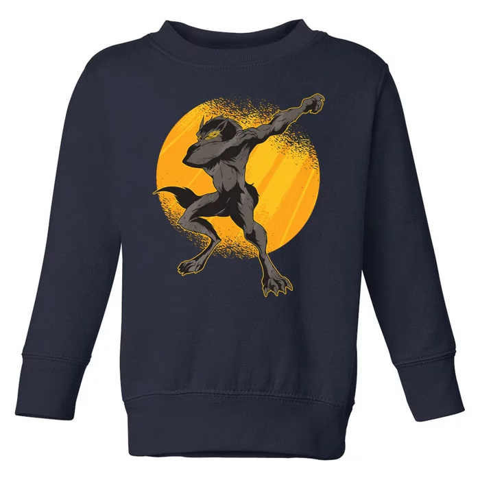 Dabbing Werewolf Toddler Sweatshirt