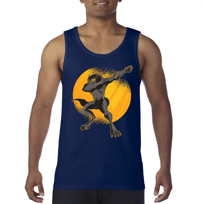 Dabbing Werewolf Tank Top