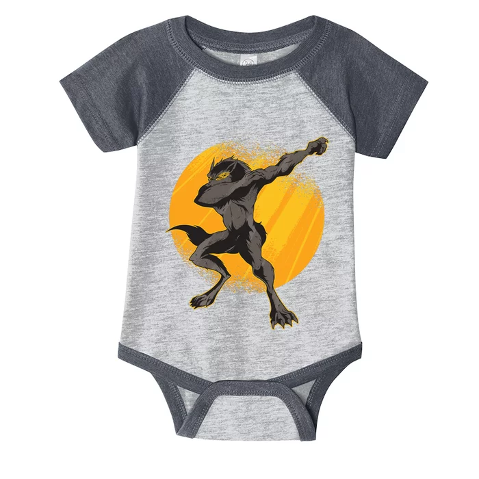 Dabbing Werewolf Infant Baby Jersey Bodysuit