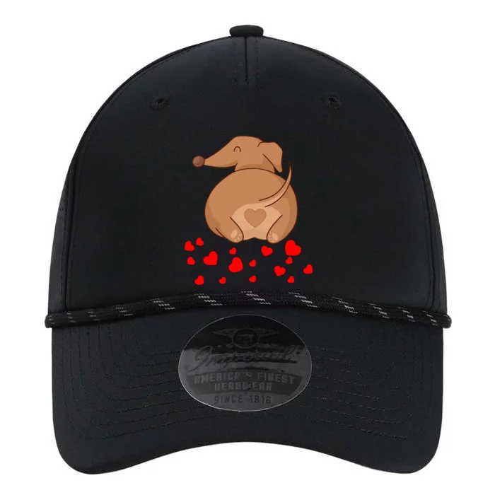 Dachshund Weenie Dog Lover Valentines Day Gift Gift Performance The Dyno Cap