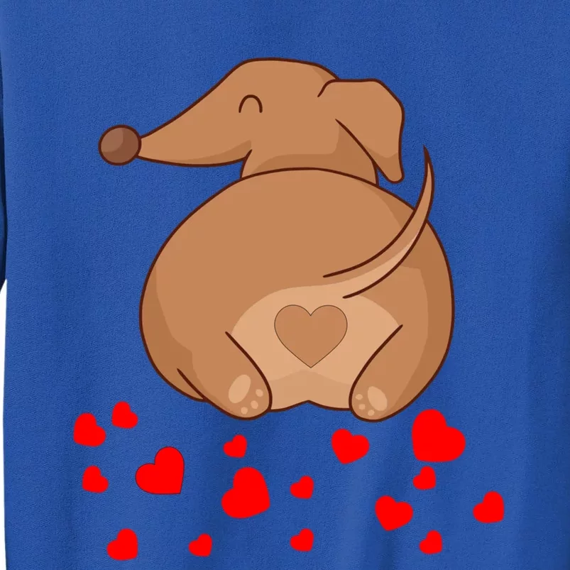 Dachshund Weenie Dog Lover Valentines Day Gift Gift Tall Sweatshirt