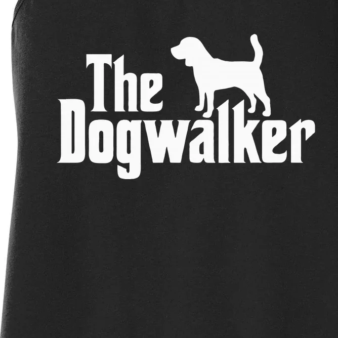 Dog Walker Dog Lover The Dogwalker Professional Dog Walkers Women's Racerback Tank