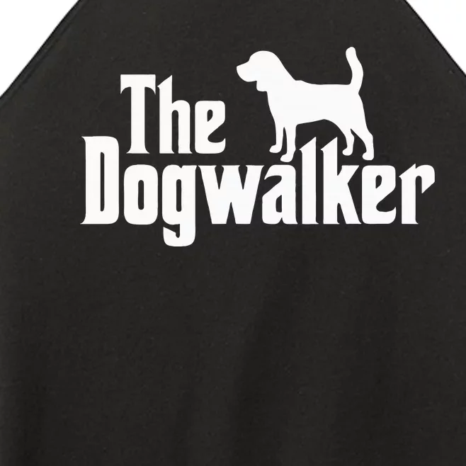 Dog Walker Dog Lover The Dogwalker Professional Dog Walkers Women’s Perfect Tri Rocker Tank