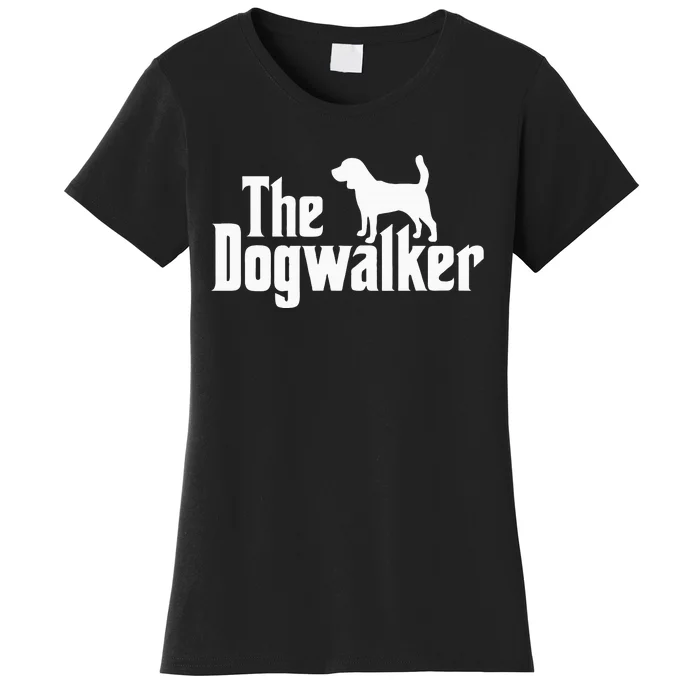 Dog Walker Dog Lover The Dogwalker Professional Dog Walkers Women's T-Shirt