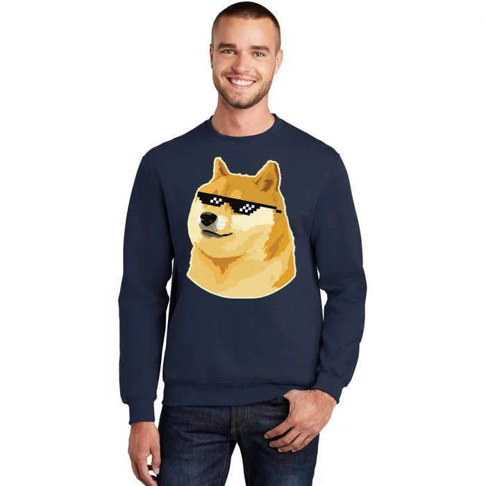 Doge With Deal With It Glasses Sweatshirt