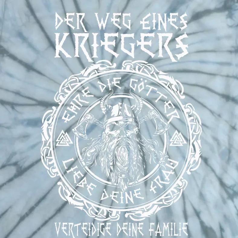 Der Weg eines Wikinger Kriegers Wikinger Spruch Tie-Dye T-Shirt