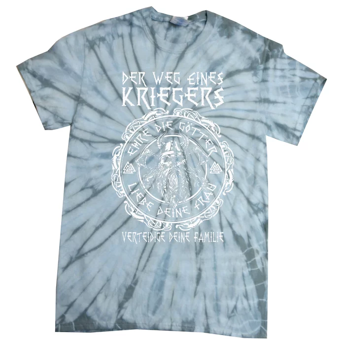 Der Weg eines Wikinger Kriegers Wikinger Spruch Tie-Dye T-Shirt