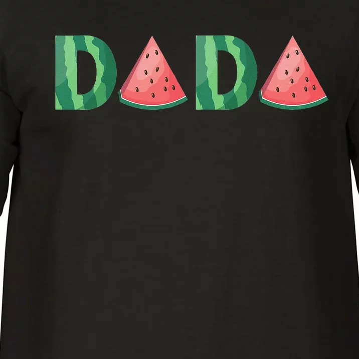 Dada Watermelon Funny Summer Fruit Gift Great Father's Day Comfort Colors T-Shirt