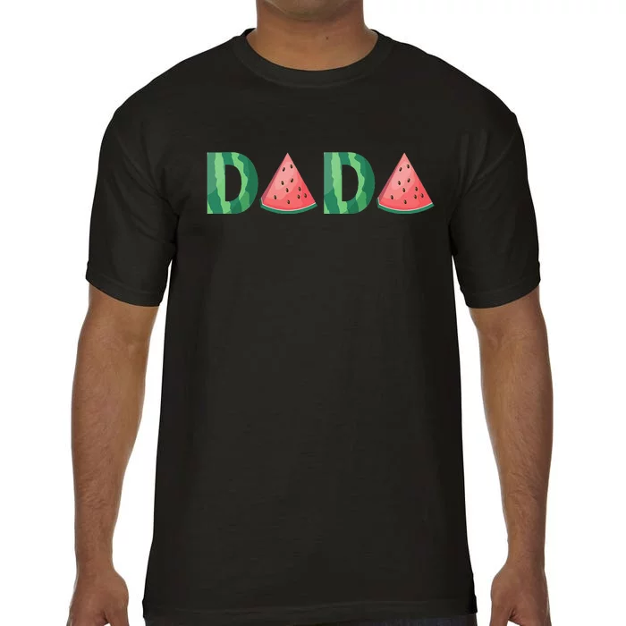 Dada Watermelon Funny Summer Fruit Gift Great Father's Day Comfort Colors T-Shirt