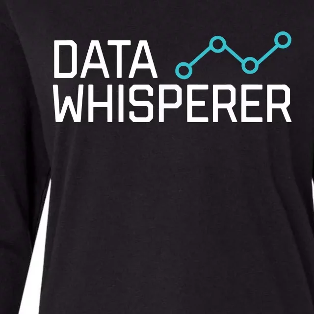 Data Whisperer Funny Science Analyst Software Engineer Womens Cotton Relaxed Long Sleeve T-Shirt