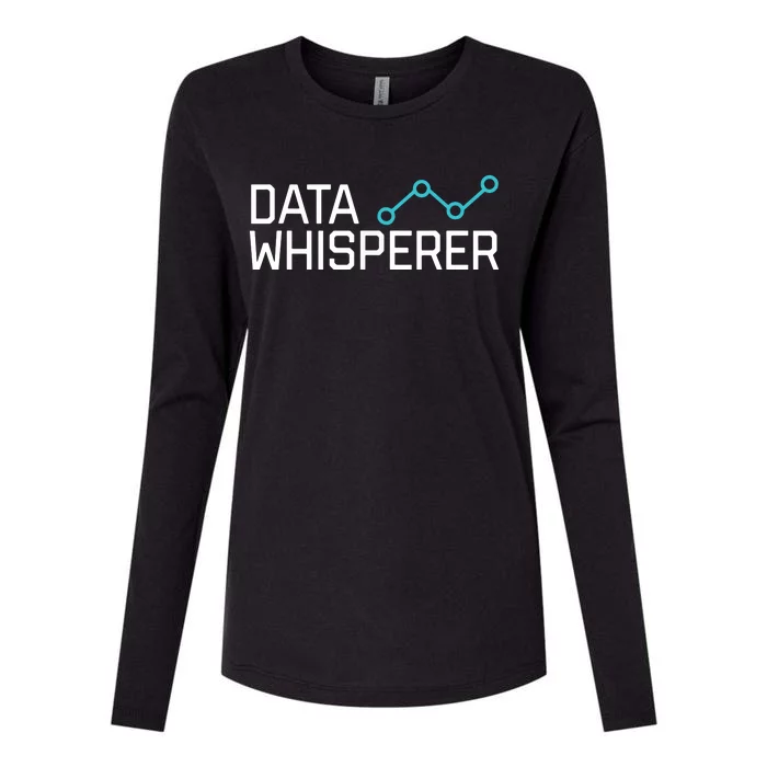 Data Whisperer Funny Science Analyst Software Engineer Womens Cotton Relaxed Long Sleeve T-Shirt