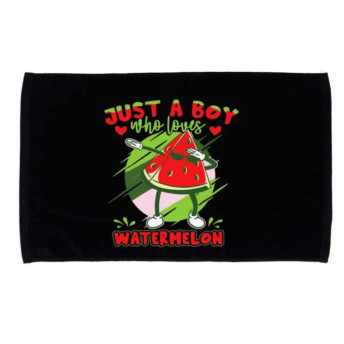 Dabbing Watermelon Fruit Microfiber Hand Towel