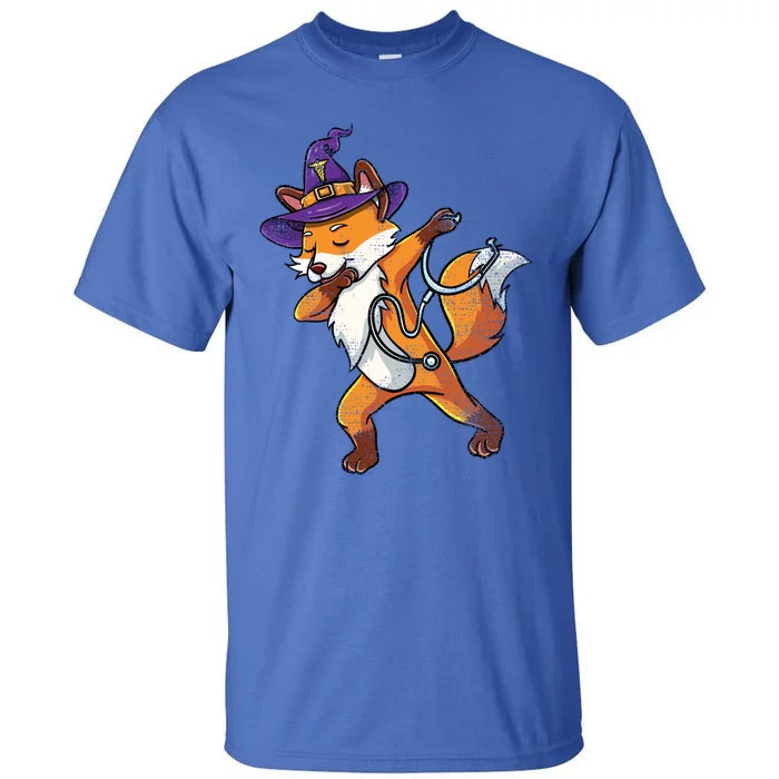 Dabbing Witch Fox Nurse Vintage Meaningful Gift Tall T-Shirt