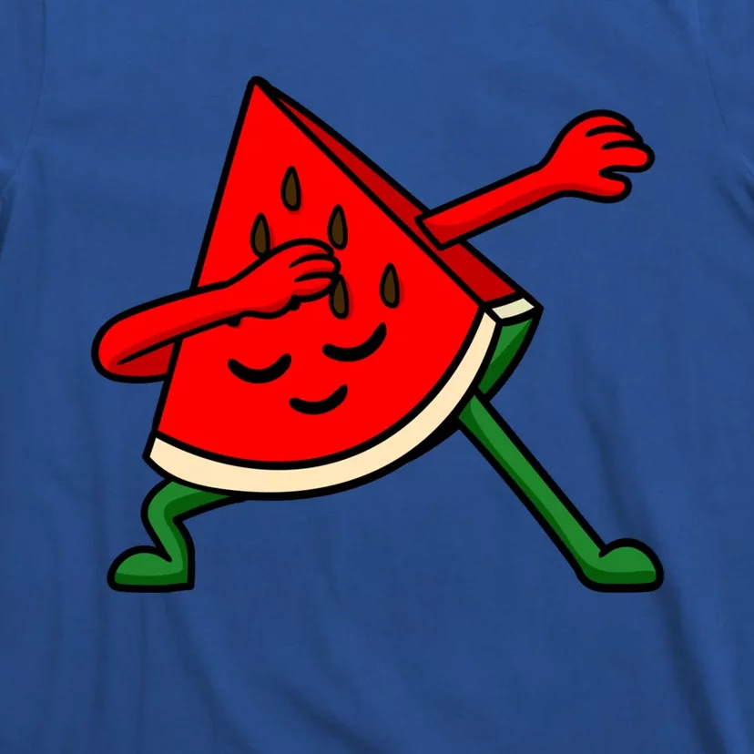 Dabbing Watermelon Fruitarian Lover Summer Fruit Slice Seeds Gift T-Shirt