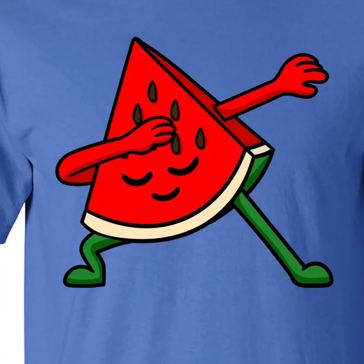 Dabbing Watermelon Fruitarian Lover Summer Fruit Slice Seeds Gift Tall T-Shirt