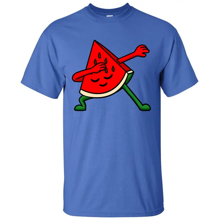 Dabbing Watermelon Fruitarian Lover Summer Fruit Slice Seeds Gift Tall T-Shirt